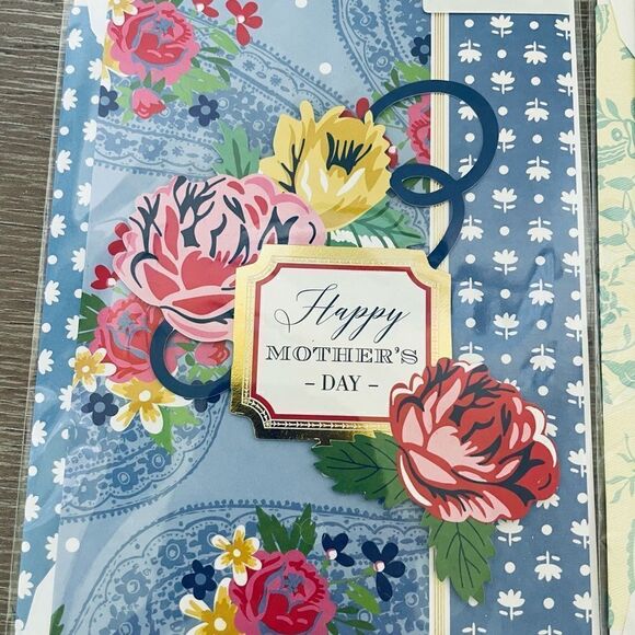 Mother’s Day Anna Griffin Vintage Floral Greeting Cards Lot - Picture 5 of 6